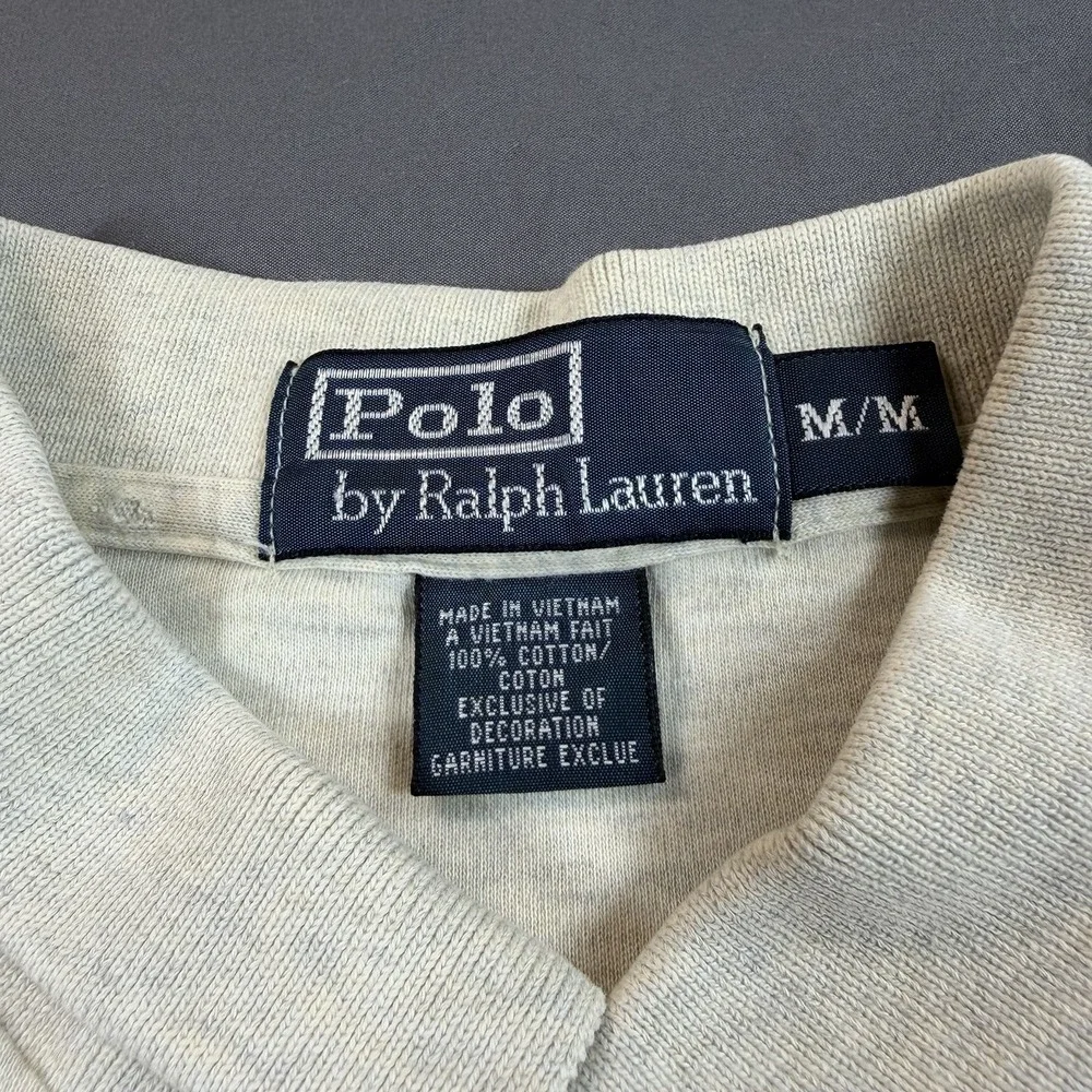 Polo Ralph Lauren Mens‎ Short Sleeve Polo Shirt Gray Heather Medium